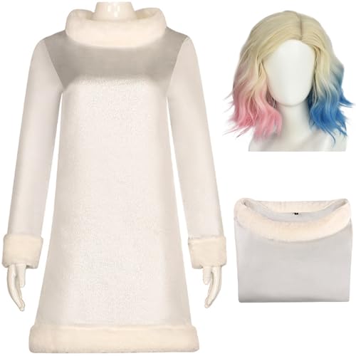 Kolegrial Enid Sinclair Kostüm Damen Fasching Cosplay Wolfsmädchen Enid Dance Abendkleid und Perücken für Weihnachten Karneval Halloween Party Maskenball Fest Ballkleid Verkleidung Kolegrial Enid Sinclair Kostüm Damen Fasching Cosplay Wolfsmädchen Enid Dance Abendkleid und Perücken für Weihnachten Karneval Halloween Party Maskenball Fest Ballkleid Verkleidung von Kolegrial
