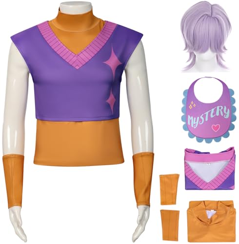 Kolegrial Mystery Kostüm Herren Cosplay Anime Dämon Sajaboys Mystery Uniform Set Weste Top Ärmel mit Lätzchen und Perücke für Fancy Dress Up Karneval Halloween Party Maskenball Fest Verkleidung Kolegrial Mystery Kostüm Herren Cosplay Anime Dämon Sajaboys Mystery Uniform Set Weste Top Ärmel mit Lätzchen und Perücke für Fancy Dress Up Karneval Halloween Party Maskenball Fest Verkleidung von Kolegrial