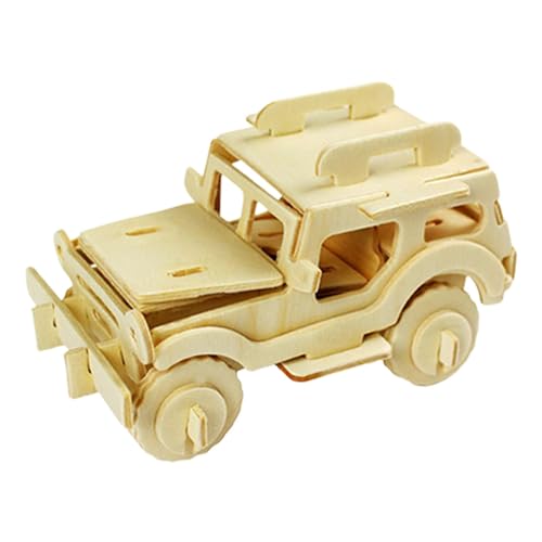 Koljkmh Automodell-Puzzles-Set, Automodell-Puzzles für Kinder | 3D-Panzerbau-Puzzle-Set,Kits zum Bauen von Fahrzeugen, Holzpuzzle-Modelle für Kinder zum Bauen, Denksport-Lernpuzzle von Koljkmh