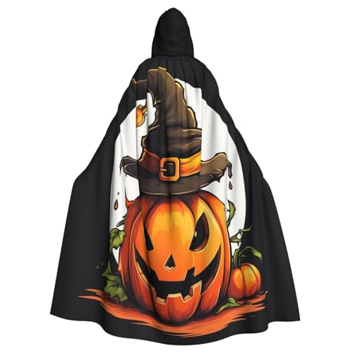 Umhang mit Kapuze für Halloween, niedlicher Kürbisdruck, Uni, Karneval, Halloween, Party, Cosplay, Kostüm, Umhang Umhang mit Kapuze für Halloween, niedlicher Kürbisdruck, Uni, Karneval, Halloween, Party, Cosplay, Kostüm, Umhang von KoloQren