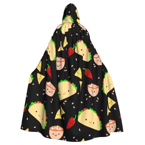 Uni Dienstag Party Druck Kapuzenumhang Karneval Halloween Party Cosplay Kostüm Umhang von KoloQren