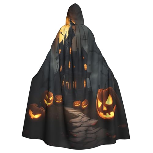 Uni Halloween Horror Print Hooded Cloak Carnival Halloween Party Cosplay Costume Cape von KoloQren