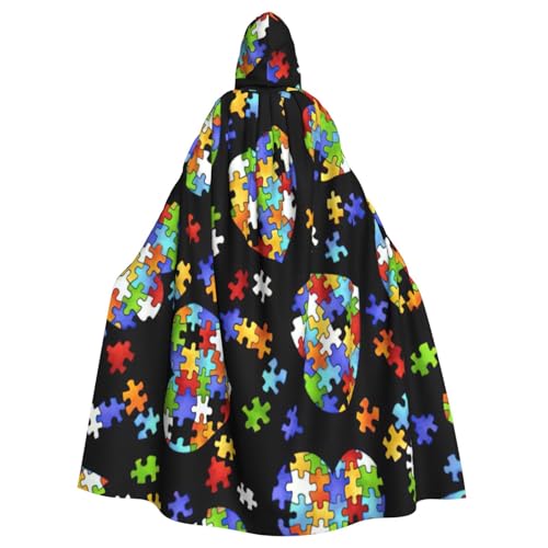 Uni Kapuzenumhang mit Herzaufdruck, Karneval, Halloween, Party, Cosplay, Kostüm, Umhang Uni Kapuzenumhang mit Herzaufdruck, Karneval, Halloween, Party, Cosplay, Kostüm, Umhang von KoloQren
