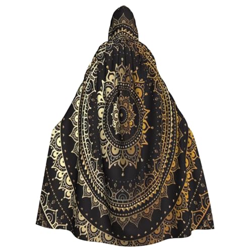 Uni-Mandala-Druck, Kapuzenumhang, Karneval, Halloween, Party, Cosplay, Kostüm, Umhang Uni-Mandala-Druck, Kapuzenumhang, Karneval, Halloween, Party, Cosplay, Kostüm, Umhang von KoloQren