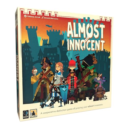 Almost Innocent – Kooperatives Deduktions-Brettspiel mit progressiver Geschichte, lustiges Familienspiel für Kinder und Erwachsene, ab 12 Jahren, 2–5 Spieler, 30 Minuten Spielzeit, hergestellt von Almost Innocent – Kooperatives Deduktions-Brettspiel mit progressiver Geschichte, lustiges Familienspiel für Kinder und Erwachsene, ab 12 Jahren, 2–5 Spieler, 30 Minuten Spielzeit, hergestellt von von Kolossal Games