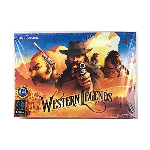 Western Legends - Amerikanischer Wilden Westen - Wyatt Earp - Brettspiel - 2-6 Spieler - Ab 14 Jahren - Kolossal Games von Kolossal Games