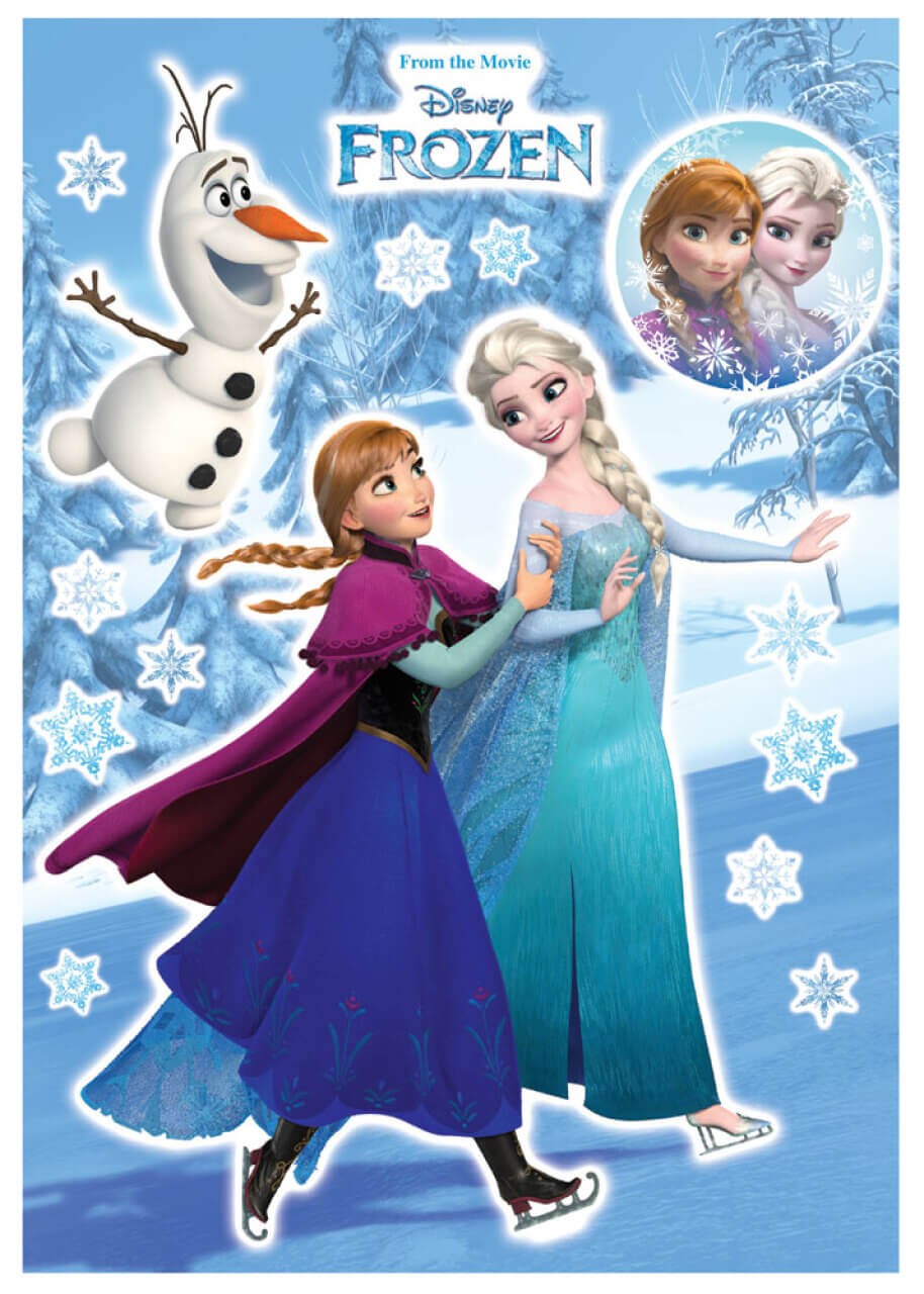 Deco-Sticker Anna und Elsa von Komar