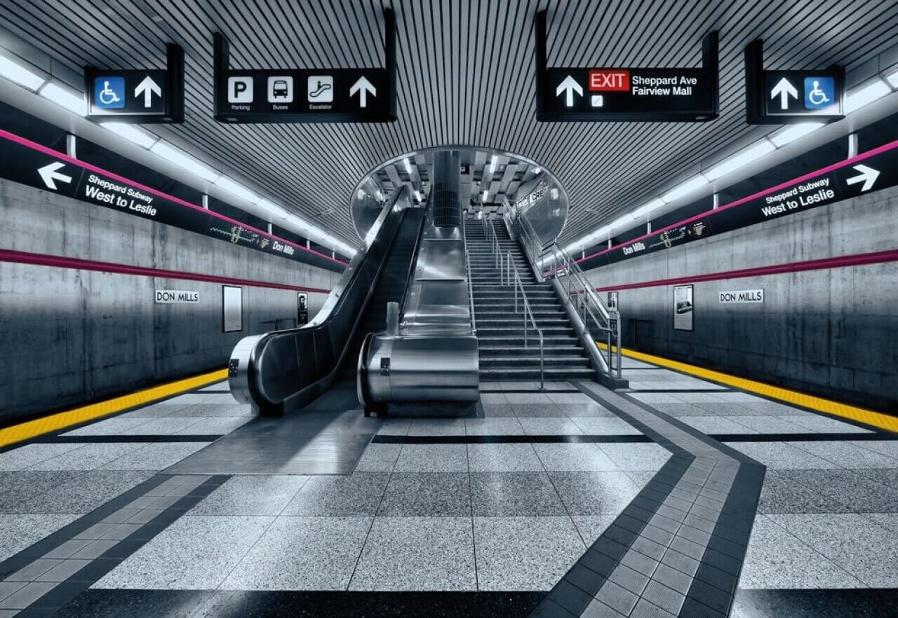 Fototapete Subway von Komar