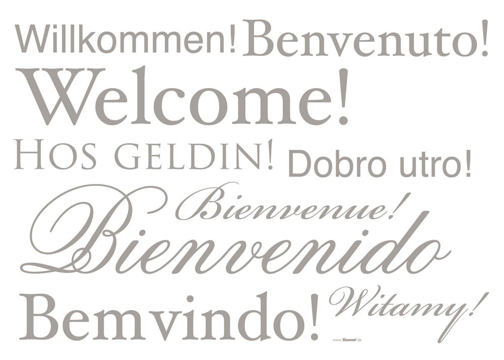 Living Sticker Welcome Living Sticker Welcome von Komar