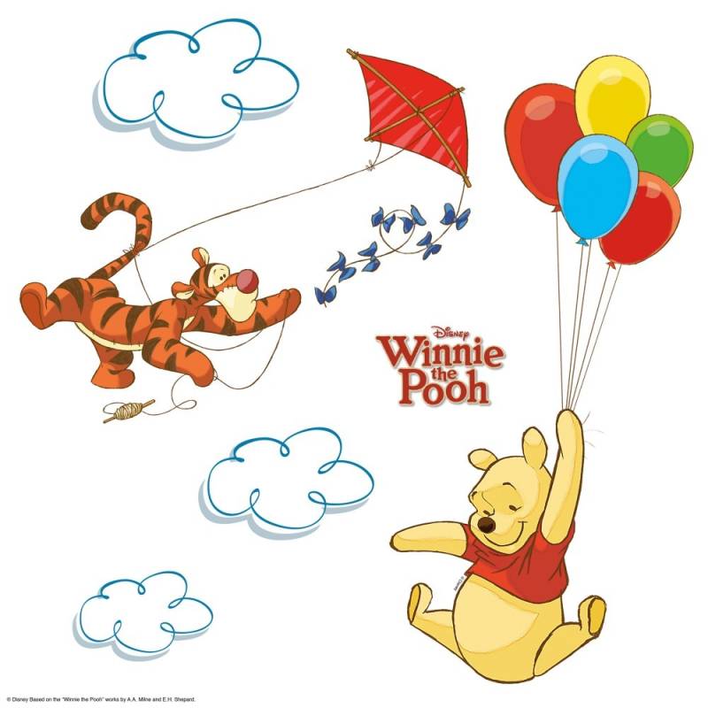 Window-Sticker Winnie Pooh von Komar