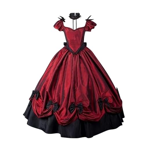 Komiseup Halloween Kostüm Damen Mittelalter Kleid Viktorianische Königin Maxi Kleid Renaissance Prinzessin Kleider Barock Rokoko Kleidung Lolita Dress Court-Stil Abendkleid Karneval Cosplay Kostüm 07 Komiseup Halloween Kostüm Damen Mittelalter Kleid Viktorianische Königin Maxi Kleid Renaissance Prinzessin Kleider Barock Rokoko Kleidung Lolita Dress Court-Stil Abendkleid Karneval Cosplay Kostüm 07 von Komiseup