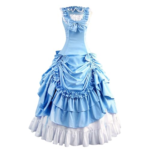 Komiseup Halloween Kostüm Damen Mittelalter Kleid Viktorianische Königin Maxi Kleid Renaissance Prinzessin Kleider Barock Rokoko Kleidung Lolita Dress Court-Stil Abendkleid Karneval Cosplay Kostüm 10 Komiseup Halloween Kostüm Damen Mittelalter Kleid Viktorianische Königin Maxi Kleid Renaissance Prinzessin Kleider Barock Rokoko Kleidung Lolita Dress Court-Stil Abendkleid Karneval Cosplay Kostüm 10 von Komiseup