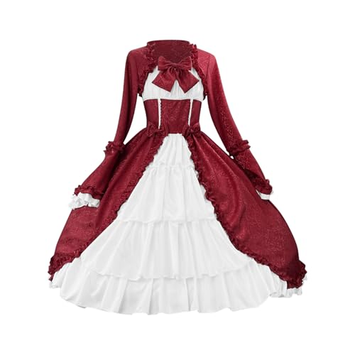 Komiseup Halloween Kostüm Damen Mittelalter Kleid Viktorianische Königin Maxi Kleid Renaissance Prinzessin Kleider Barock Rokoko Kleidung Lolita Dress Court-Stil Abendkleid Karneval Cosplay Kostüm 13 Komiseup Halloween Kostüm Damen Mittelalter Kleid Viktorianische Königin Maxi Kleid Renaissance Prinzessin Kleider Barock Rokoko Kleidung Lolita Dress Court-Stil Abendkleid Karneval Cosplay Kostüm 13 von Komiseup