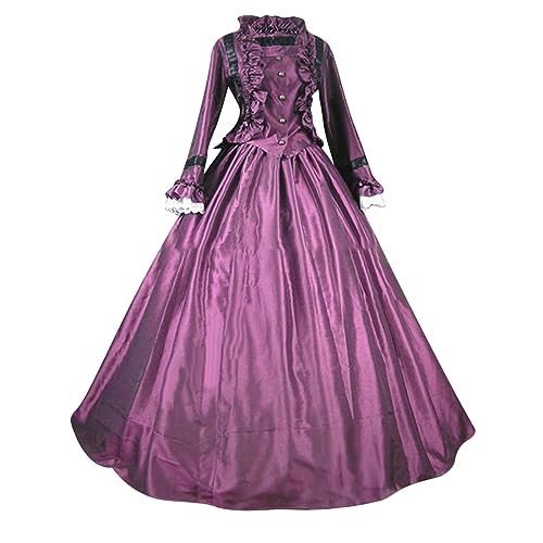 Komiseup Halloween Kostüm Damen Mittelalter Kleid Viktorianische Königin Maxi Kleid Renaissance Prinzessin Kleider Barock Rokoko Kleidung Lolita Dress Court-Stil Abendkleid Karneval Cosplay Kostüm 26 Komiseup Halloween Kostüm Damen Mittelalter Kleid Viktorianische Königin Maxi Kleid Renaissance Prinzessin Kleider Barock Rokoko Kleidung Lolita Dress Court-Stil Abendkleid Karneval Cosplay Kostüm 26 von Komiseup