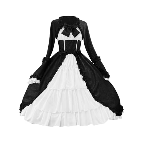 Komiseup Halloween Kostüm Damen Mittelalter Kleid Viktorianische Königin Maxi Kleid Renaissance Prinzessin Kleider Barock Rokoko Kleidung Lolita Dress Court-Stil Abendkleid Karneval Cosplay Kostüm 13 Komiseup Halloween Kostüm Damen Mittelalter Kleid Viktorianische Königin Maxi Kleid Renaissance Prinzessin Kleider Barock Rokoko Kleidung Lolita Dress Court-Stil Abendkleid Karneval Cosplay Kostüm 13 von Komiseup
