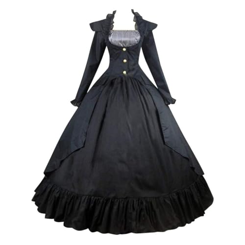 Komiseup Halloween Kostüm Damen Mittelalter Kleid Viktorianische Königin Maxi Kleid Renaissance Prinzessin Kleider Barock Rokoko Kleidung Lolita Dress Court-Stil Abendkleid Karneval Cosplay Kostüm 18 Komiseup Halloween Kostüm Damen Mittelalter Kleid Viktorianische Königin Maxi Kleid Renaissance Prinzessin Kleider Barock Rokoko Kleidung Lolita Dress Court-Stil Abendkleid Karneval Cosplay Kostüm 18 von Komiseup
