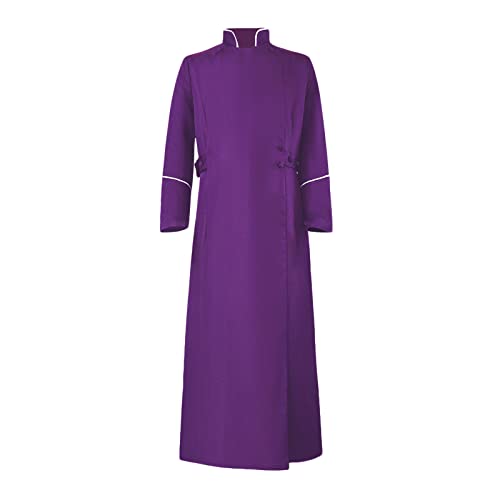 Komiseup Klerus Priester Römische Celebrant Taufen Kostüm Vestment Messgewand Erwachsenen Kirche Katholisch Vater Masse Gewänder Robe Mittelalter Mönch Priester Halloween Cosplay Full Set 03 Komiseup Klerus Priester Römische Celebrant Taufen Kostüm Vestment Messgewand Erwachsenen Kirche Katholisch Vater Masse Gewänder Robe Mittelalter Mönch Priester Halloween Cosplay Full Set 03 von Komiseup