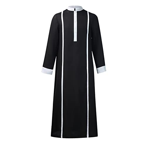 Komiseup Klerus Priester Römische Celebrant Taufen Kostüm Vestment Messgewand Erwachsenen Kirche Katholisch Vater Masse Gewänder Robe Mittelalter Mönch Priester Halloween Cosplay Full Set 04 Komiseup Klerus Priester Römische Celebrant Taufen Kostüm Vestment Messgewand Erwachsenen Kirche Katholisch Vater Masse Gewänder Robe Mittelalter Mönch Priester Halloween Cosplay Full Set 04 von Komiseup