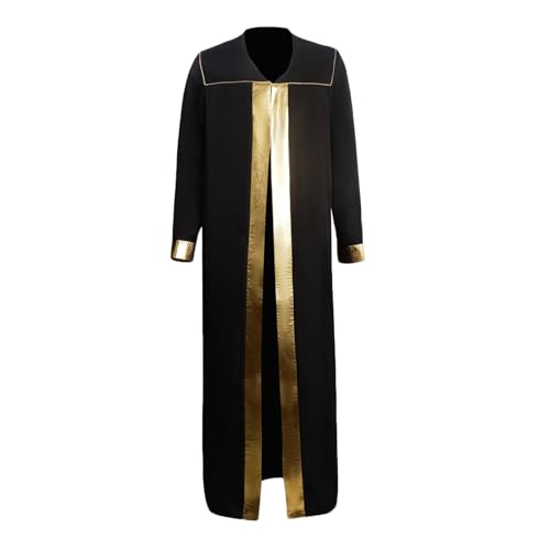 Komiseup Klerus Priester Römische Celebrant Taufen Kostüm Vestment Messgewand Erwachsenen Kirche Katholisch Vater Masse Gewänder Robe Mittelalter Mönch Priester Halloween Cosplay Full Set 12 Komiseup Klerus Priester Römische Celebrant Taufen Kostüm Vestment Messgewand Erwachsenen Kirche Katholisch Vater Masse Gewänder Robe Mittelalter Mönch Priester Halloween Cosplay Full Set 12 von Komiseup