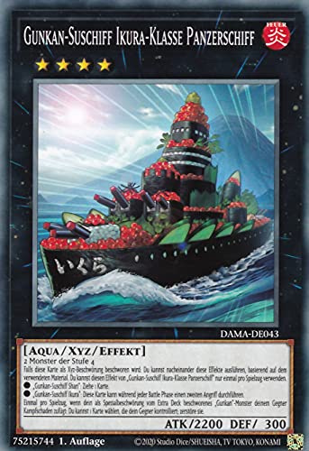 DAMA-DE043 - Gunkan-Suschiff Ikura-Klasse Panzerschiff - Common - Deutsch - 1. Auflage von Konami -