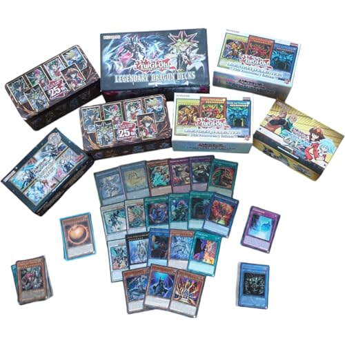 Konami - Yu-Gi-Oh! - Sparangebot - 100 deutsche gemischte Karten + 1 Booster unserer Wahl von KONAMI