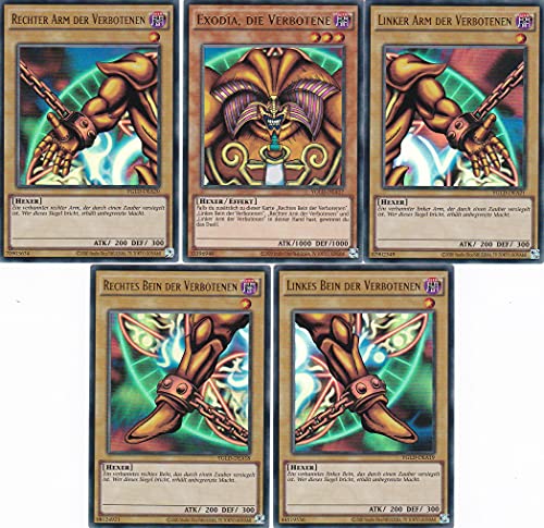 Konami - Yu-gi-oh! Exodia-Set - Ultra Rare - Deutsch - 2. Auflage Konami - Yu-gi-oh! Exodia-Set - Ultra Rare - Deutsch - 2. Auflage von KONAMI
