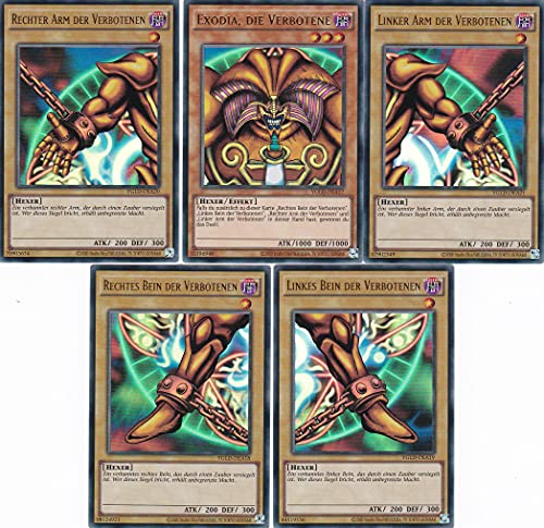 Konami - Yu-gi-oh! Exodia-Set - Ultra Rare - Deutsch - 2. Auflage von KONAMI