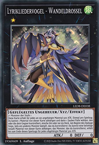LED8-DE038 - Lyrikliedervogel - Wandeldrossel - Super Rare - Deutsch - 1. Auflage LED8-DE038 - Lyrikliedervogel - Wandeldrossel - Super Rare - Deutsch - 1. Auflage von Konami -