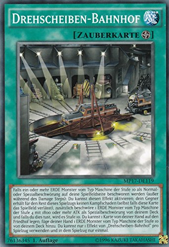 MP17-DE119 - Drehscheiben-Bahnhof - Common - DE - im Set mit Ultrapro Toploader - Yugioh MP17-DE119 - Drehscheiben-Bahnhof - Common - DE - im Set mit Ultrapro Toploader - Yugioh von Konami -