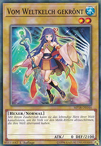 MP18-DE044 - Vom Weltkelch gekrönt - Common - DE - im Set mit Ultrapro Toploader - Yugioh von Konami -