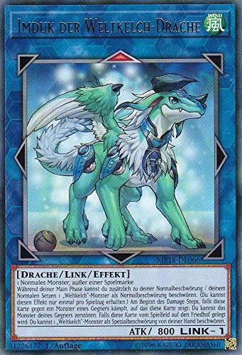 MP18-DE066 - Imduk der Weltkelch-Drache - Rare - DE - im Set mit Ultrapro Toploader - Yugioh von Konami -