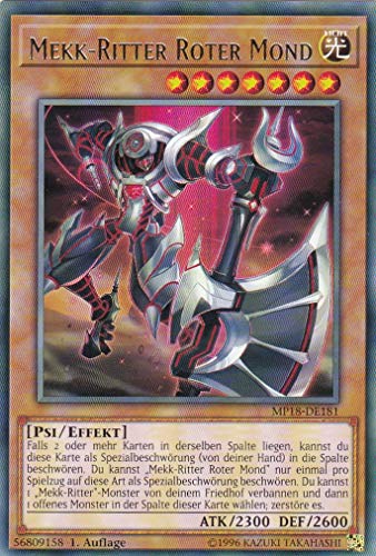 MP18-DE181 - Mekk-Ritter Roter Mond - Rare - DE - im Set mit Ultrapro Toploader - Yugioh MP18-DE181 - Mekk-Ritter Roter Mond - Rare - DE - im Set mit Ultrapro Toploader - Yugioh von Konami -