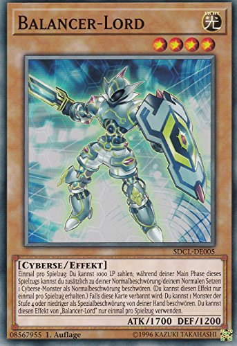SDCL-DE005 - Balancer-Lord - Common - DE - im Set mit Ultrapro Toploader - Yugioh SDCL-DE005 - Balancer-Lord - Common - DE - im Set mit Ultrapro Toploader - Yugioh von Konami -