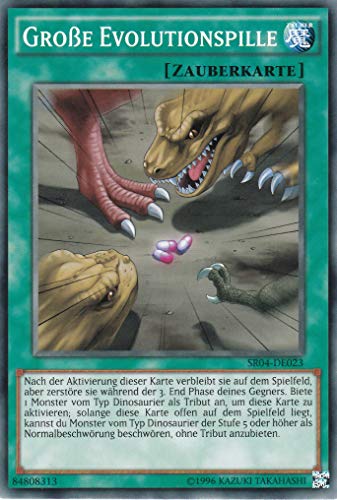 SR04-DE023 - Große Evolutionspille - Common - DE - im Set mit Ultrapro Toploader - Yugioh von Konami -