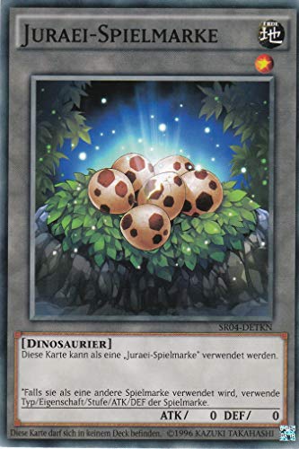 SR04-ENTKN - Juraei-Spielmarke - Common - DE - im Set mit Ultrapro Toploader - Yugioh von Konami -