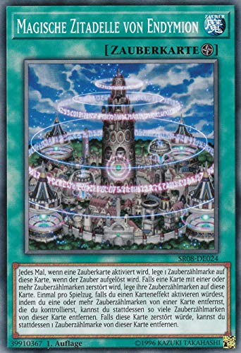 SR08-DE024 - Magische Zitadelle von Endymion - Common - DE - im Set mit Ultrapro Toploader - Yugioh von Konami -