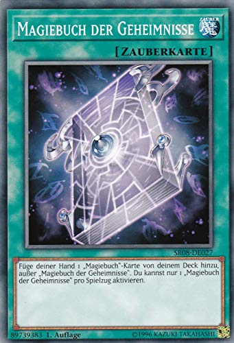 SR08-DE027 - Magiebuch der Geheimnisse - Common - DE - im Set mit Ultrapro Toploader - Yugioh von Konami -