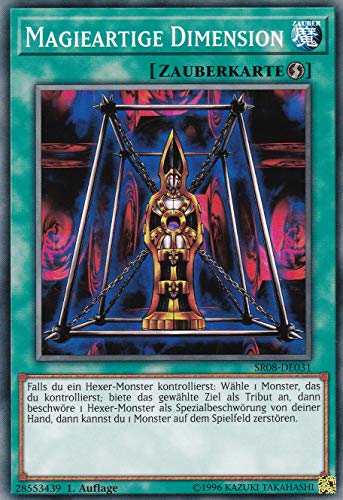 SR08-DE031 - Magieartige Dimension - Common - DE - im Set mit Ultrapro Toploader - Yugioh von Konami -