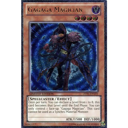 YuGiOh : ZTIN-ENV01 Limited Ed Gagaga Magician Ultimate Rare Card - ( Yu-Gi-Oh! Single Card ) by Deckboosters von KONAMI