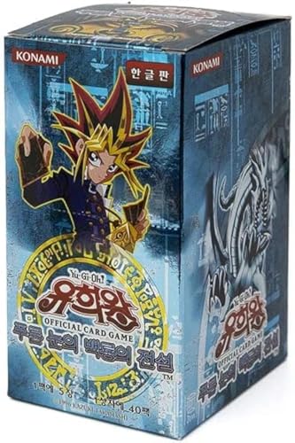 Yugioh Cards Blue Eyes White Drache Boosterbox/koreanische Version / 40 Stück Booster Pack von KONAMI