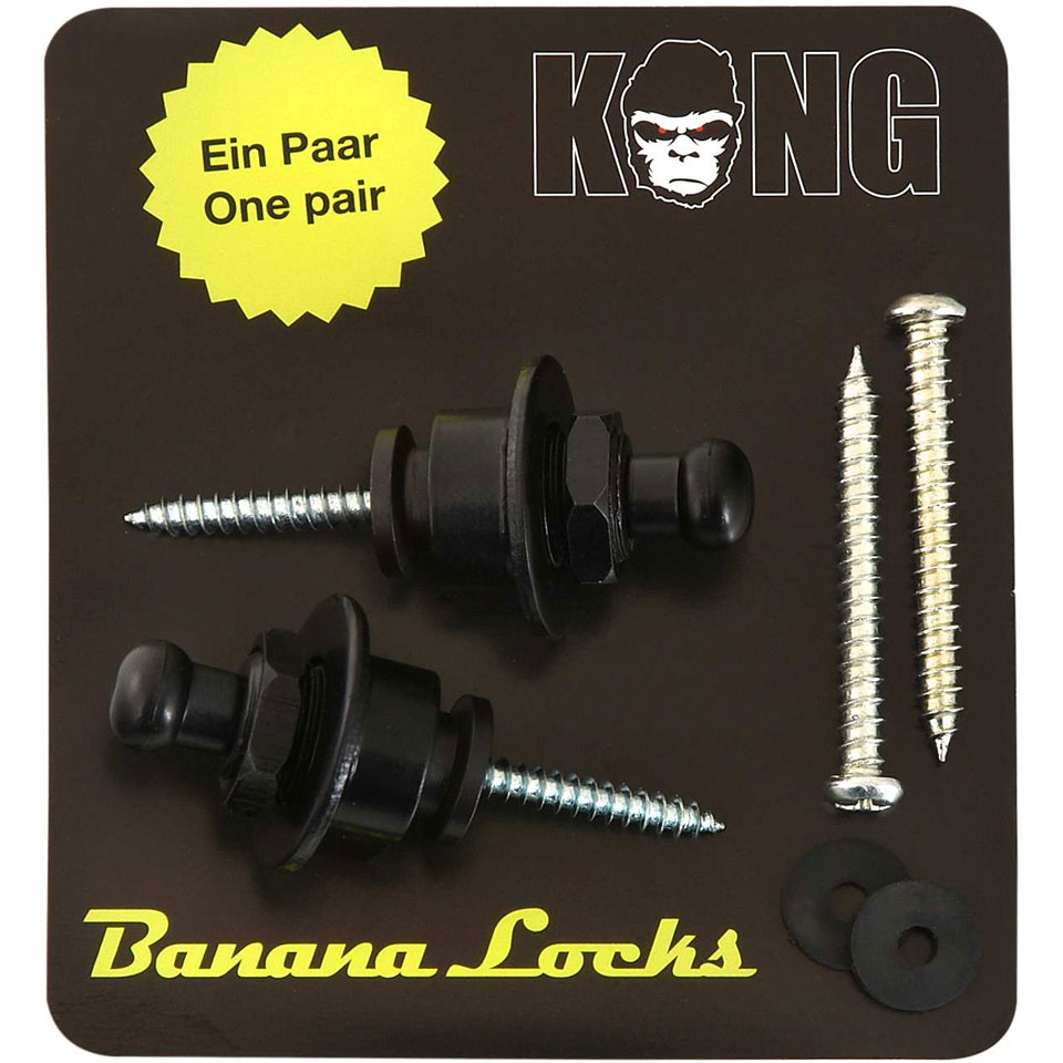 Kong Banana Locks Black Endpin von Kong