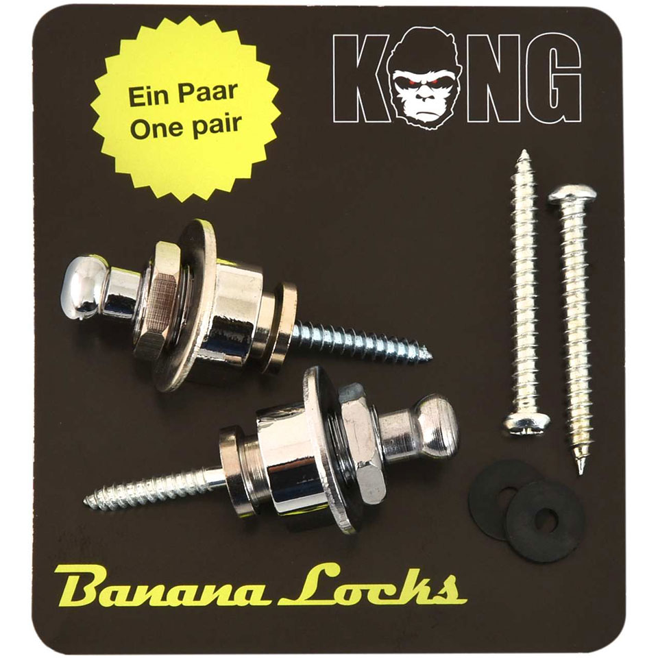 Kong Banana Locks Chrom Endpin von Kong