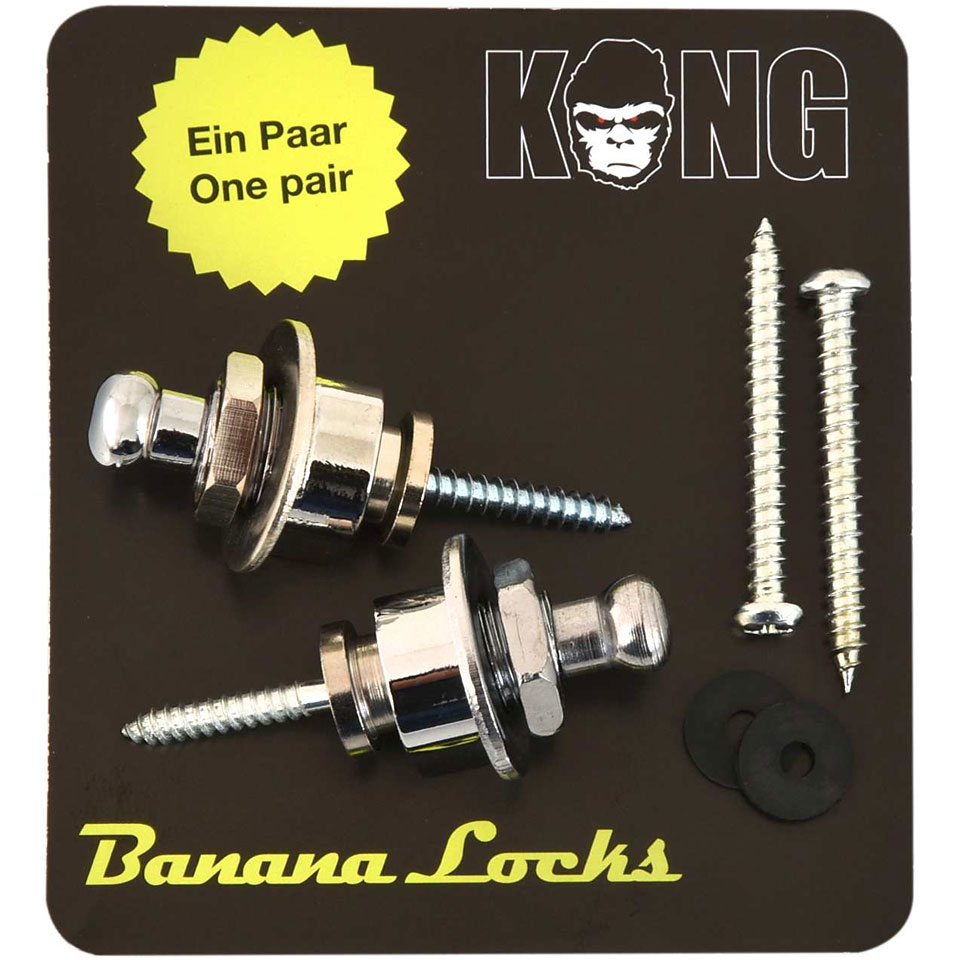 Kong Banana Locks Chrom Endpin Kong Banana Locks Chrom Endpin von Kong