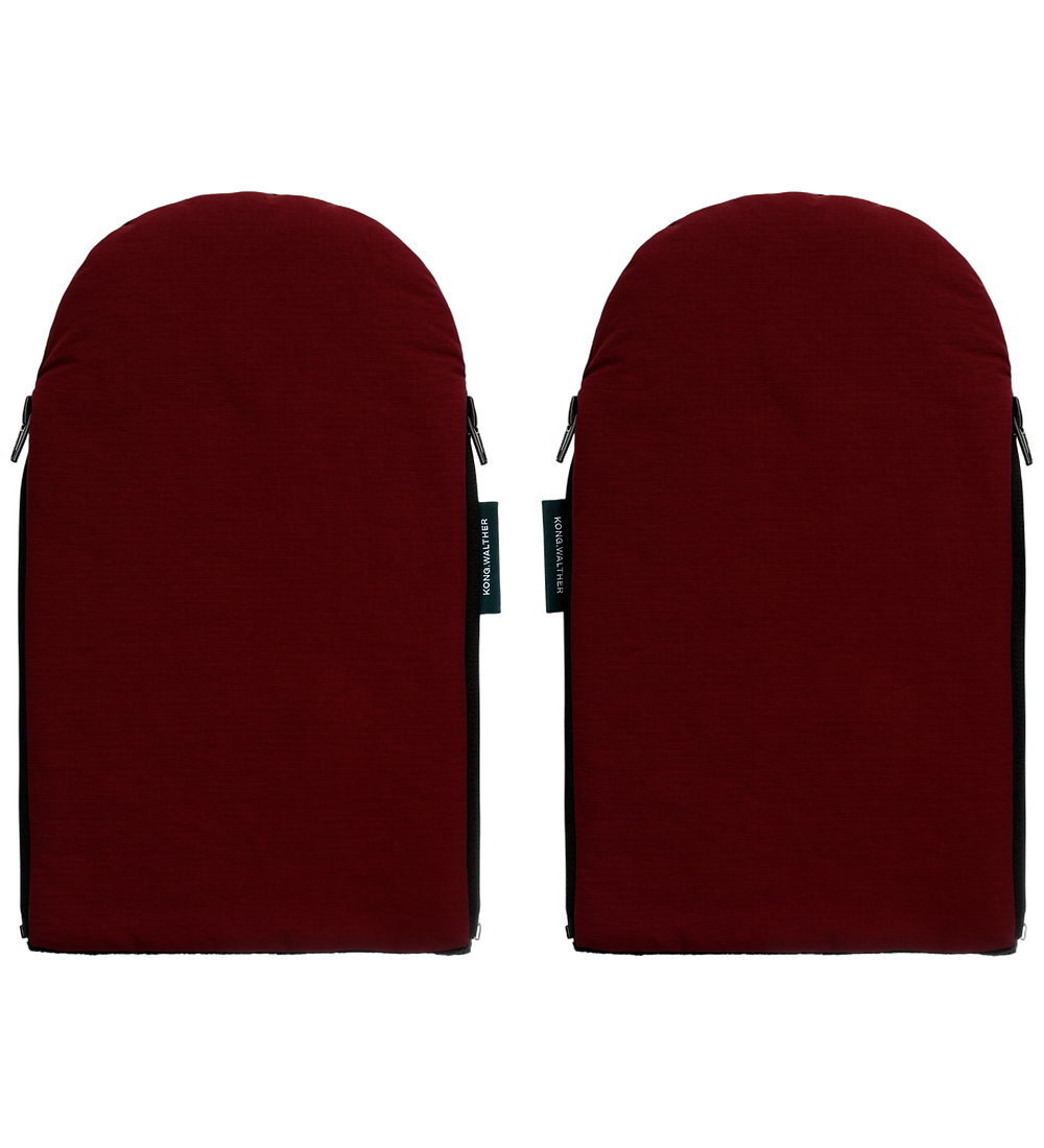KongWalther Kinderwagen handschuhe - Østerbro - Tech Bordeaux - KongWalther - One Size - Handschuhe/Fäustlinge von KongWalther