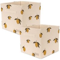 Aufbewahrungsbox Lemon - 2 Pack von Konges Sløjd