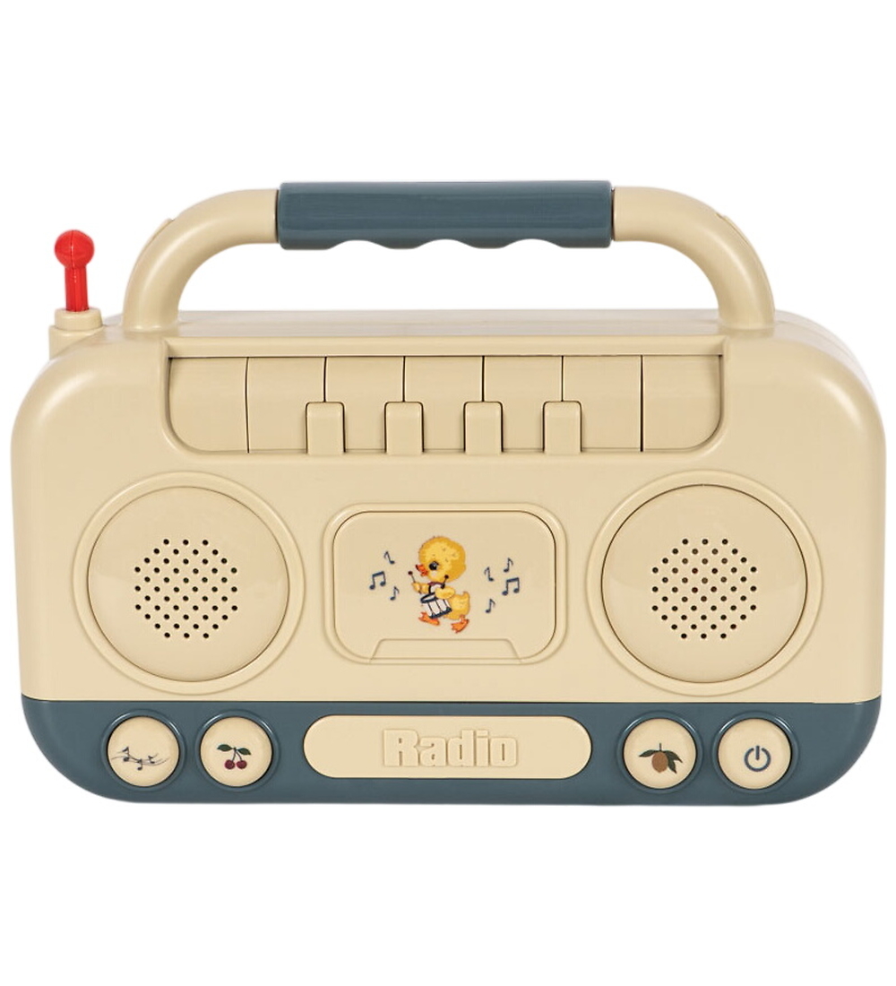 Konges Sløjd Baby Boombox - Beige - Konges Sløjd - One Size - Musikinstrumente von Konges Sløjd