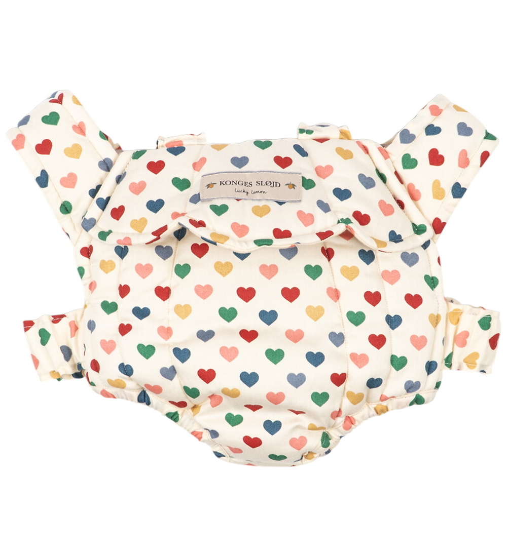 Konges Sløjd Babytrage Für Puppen - Coeur Coloré - Konges Sløjd - One Size - Puppenzubehör von Konges Sløjd