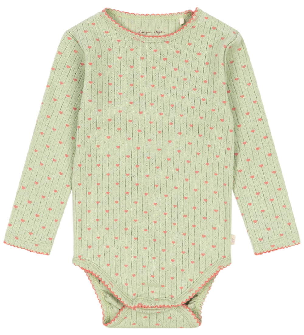Konges Sløjd Body l/ä - Lochmuster - Minnie -Coeur Lint - Konges Sløjd - 1 Jahr (80) - Body L/Ä von Konges Sløjd