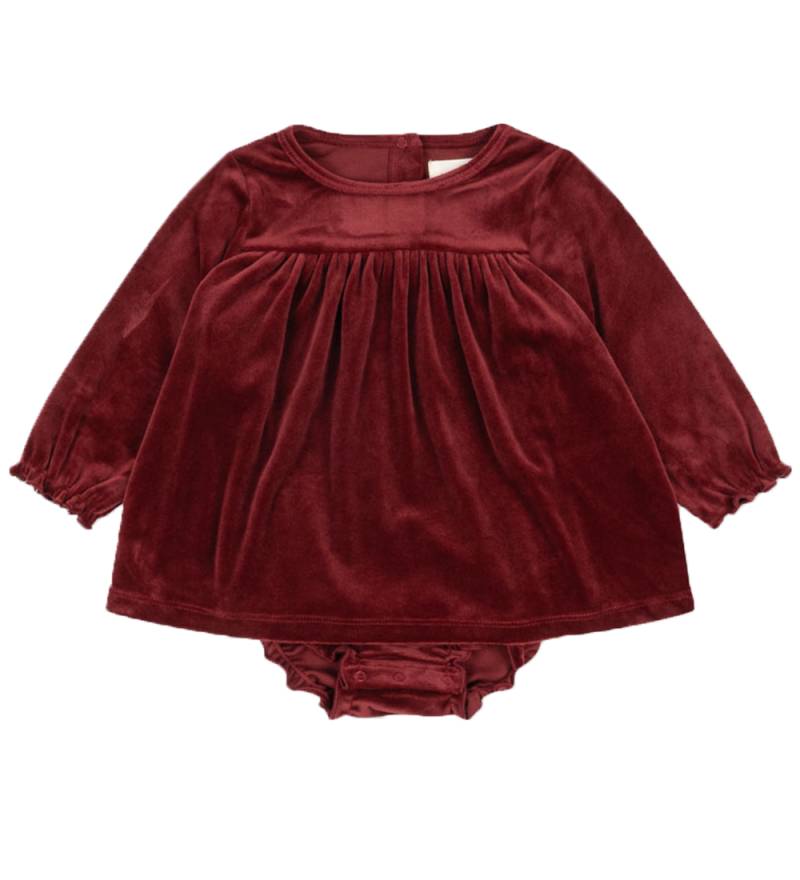 Konges Sløjd Bodykleid - Velours - Jingle - Rot Dahlia - Konges Sløjd - 3 Jahre (98) - Body L/Ä von Konges Sløjd
