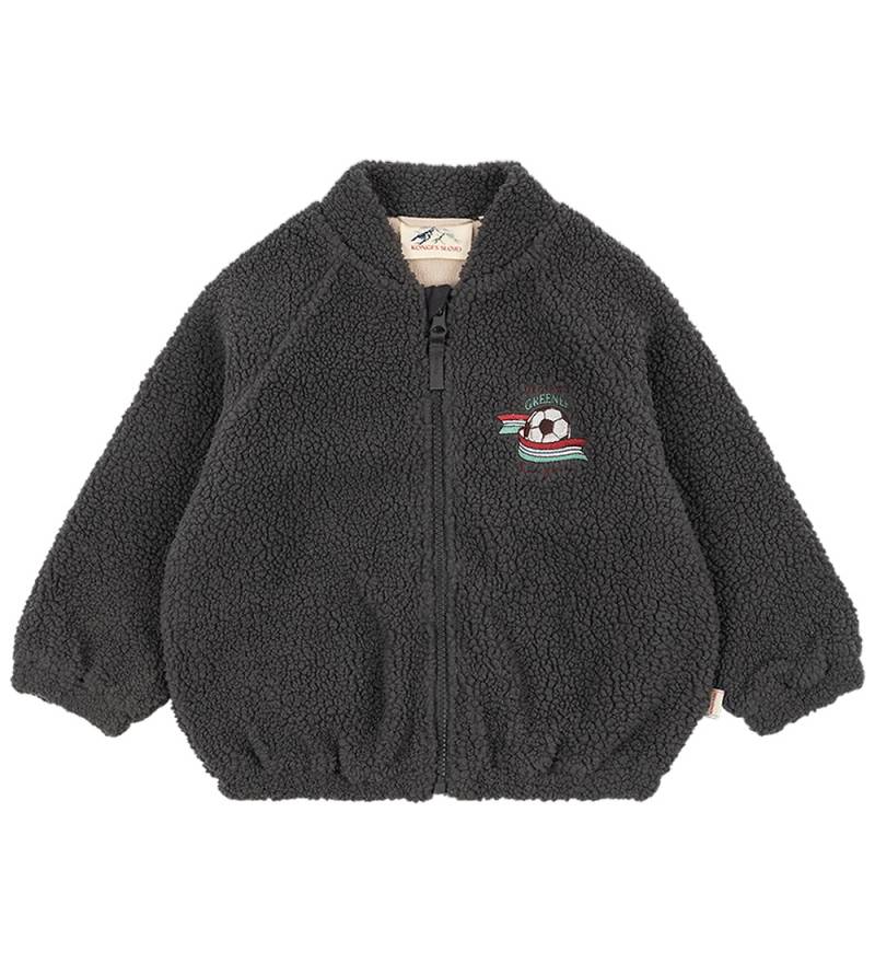 Konges Sløjd Fleecejacke - Jody - Magnet m. Fußball - Konges Sløjd - 4 Jahre (104) - Fleecejacken von Konges Sløjd